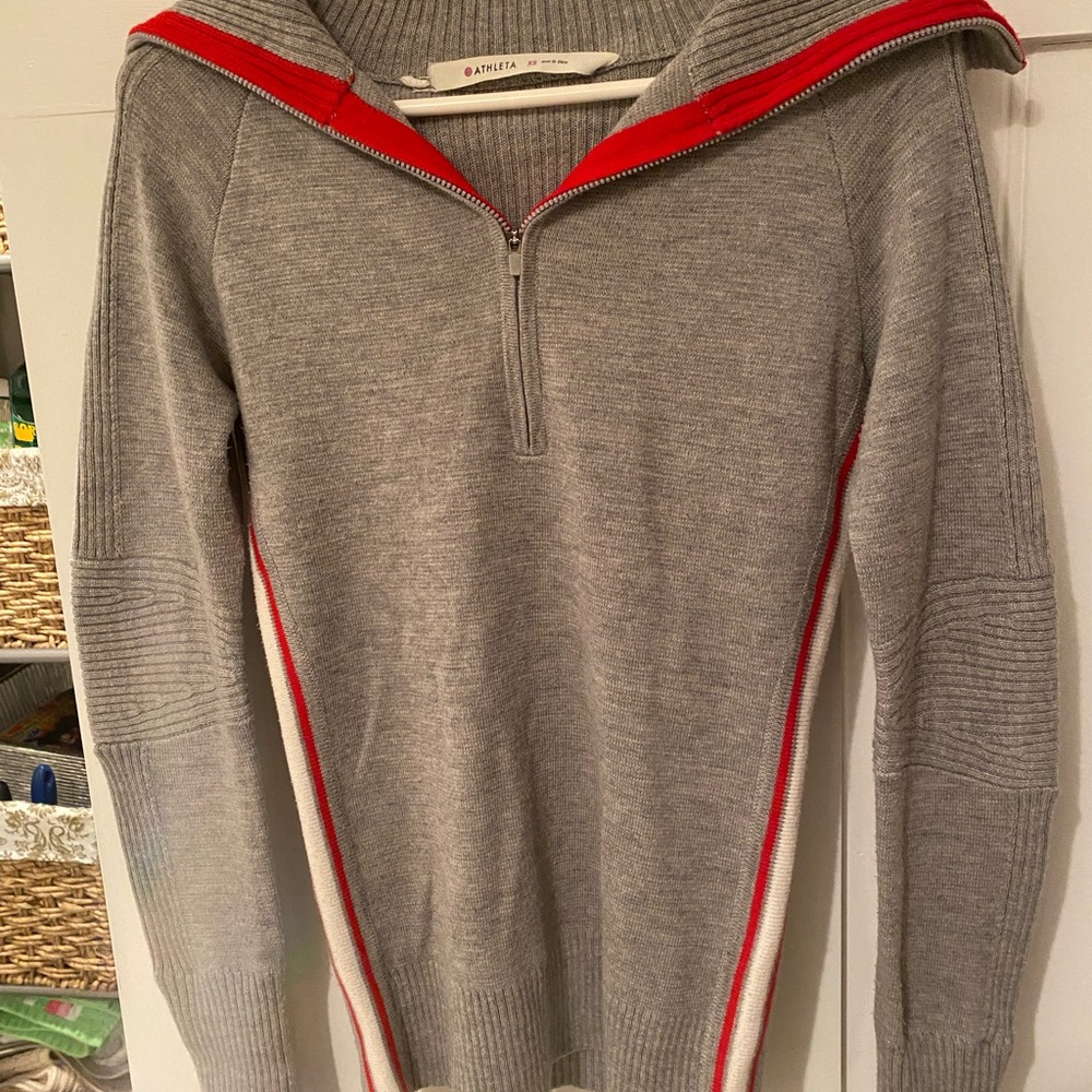 Athleta Merino wool Skiline Sweater XS